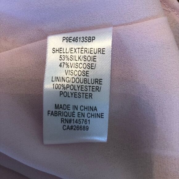 PARKER BLOUSE, white/pink SZ S - Picture 5 of 9